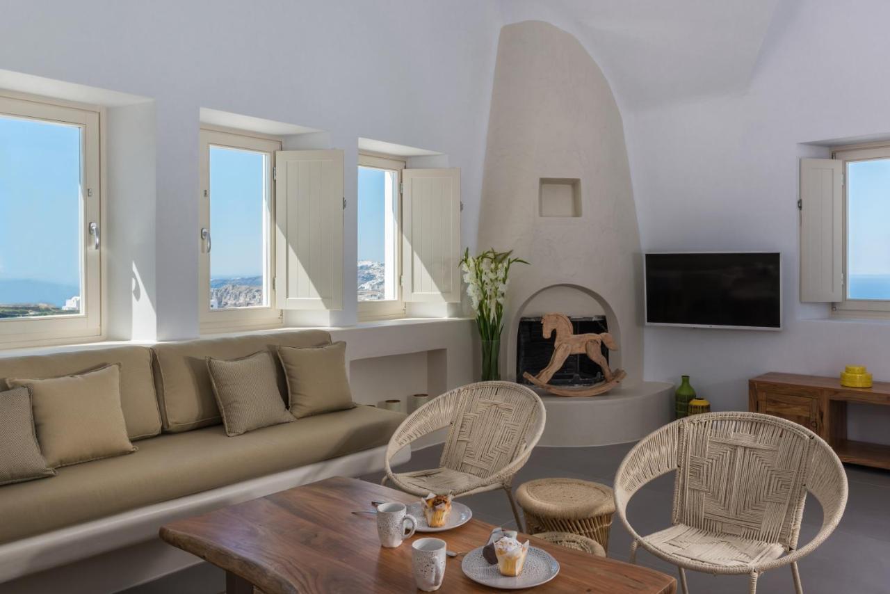 White & Co Santorini Vila Pýrgos Exterior foto