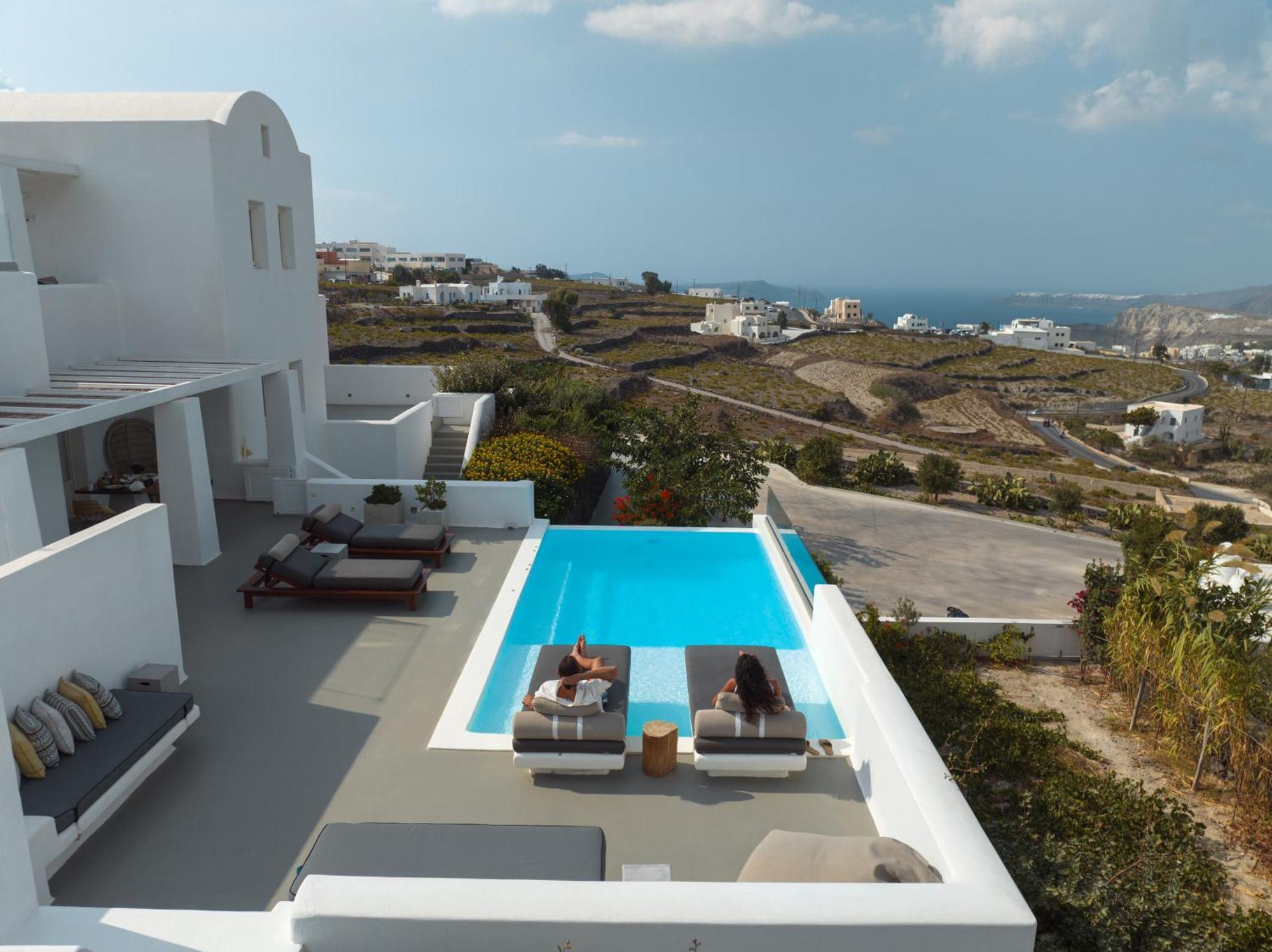 White & Co Santorini Vila Pýrgos Exterior foto