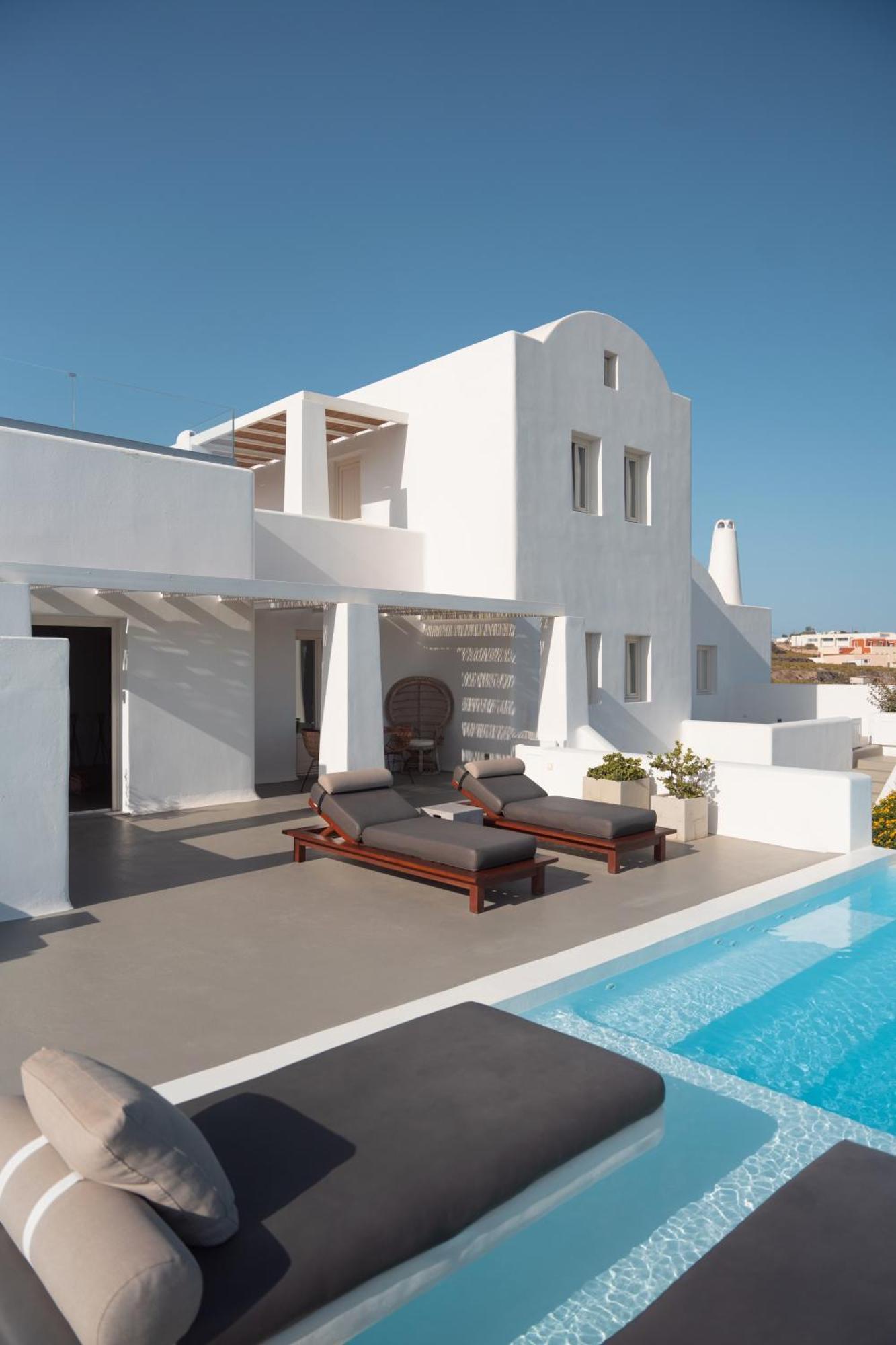 White & Co Santorini Vila Pýrgos Exterior foto