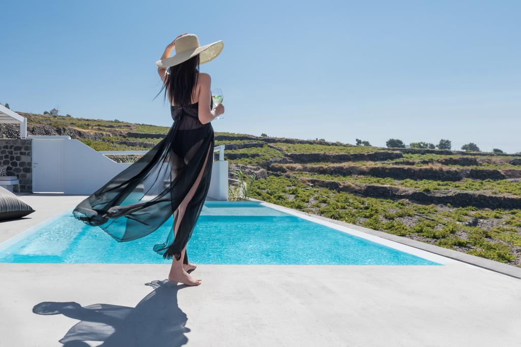 White & Co Santorini Vila Pýrgos Exterior foto