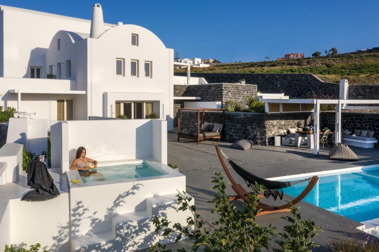 White & Co Santorini Vila Pýrgos Exterior foto